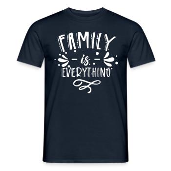 Familie Ist Alles Verwandte Familientreffen - Männer T-Shirt - Navy - Vorne - AI Model Male 178 light (178cm)