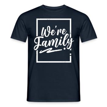 Wir Sind Eine Familie Familientreffen Verwandte - Männer T-Shirt - Navy - Vorne - AI Model Male 178 light (178cm)
