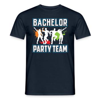 Junggesellenabschied Team Junggeselle Braut - Männer T-Shirt - Navy - Vorne - AI Model Male 178 light (178cm)