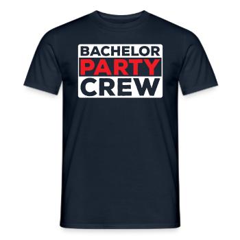 Bachelor Party Team Bachelor - Men's T-Shirt - navy - Front - AI Model Male 178 light (178cm)