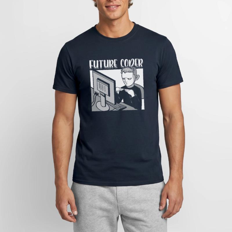 Zukünftiger Coder It Student Programmierer Coding Männer T-Shirt