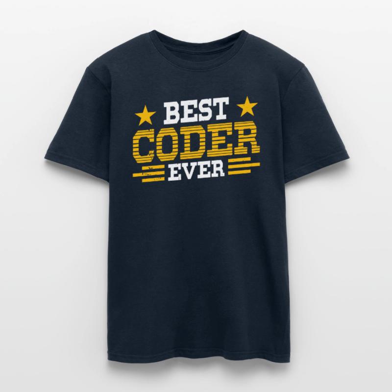 Bester Programmierer Überhaupt Code Coder Coding Männer T-Shirt