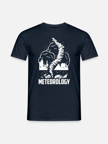 Meteorologie Beruf Wettervorhersage Meteorologe - Männer T-Shirt - Navy