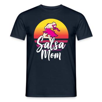 Salsa Mama Dancing Dance Dancer Hobby - Men's T-Shirt - navy - Front - AI Model Male 178 light (178cm)