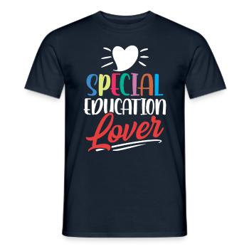 Special Education Lovers Special Education Teachers - Men's T-Shirt - navy - Front - AI Model Male 178 light (178cm)