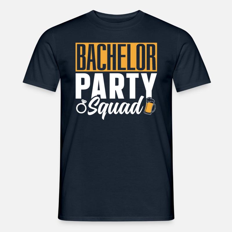 Junggesellenabschied Squad Braut Junggeselle - Männer T-Shirt - Navy