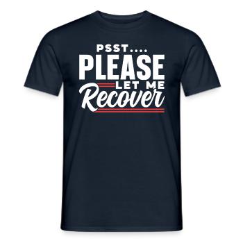 Psst please let me get well again - Men's T-Shirt - navy - Front - AI Model Male 178 light (178cm)