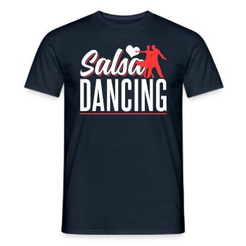 Salsa Tanzen Tänzer Tanz Hobby - Männer T-Shirt - Navy - Vorne - AI Model Male 178 light (178cm)