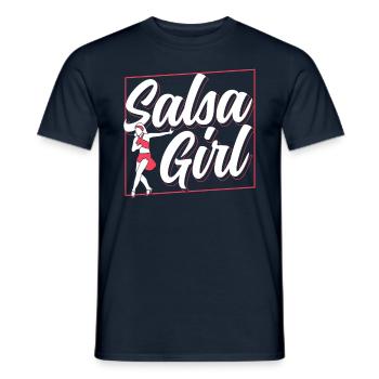 Salsa Mädchen Mama Tanzen Tänzer Tanz Hobby - Männer T-Shirt - Navy - Vorne - AI Model Male 178 light (178cm)