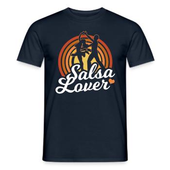 Salsa Liebhaber Tanzen Tanz Tänzer Hobby - Männer T-Shirt - Navy - Vorne - AI Model Male 178 light (178cm)