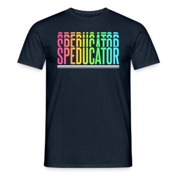 Speducator Special Education Teacher Special Education - Men's T-Shirt - navy - Front - AI Model Male 178 light (178cm)