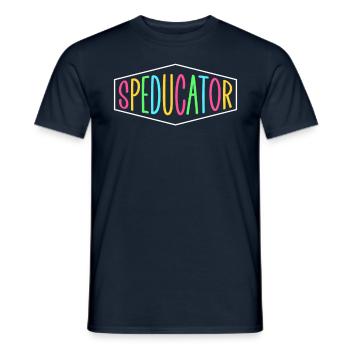 Speducator Teacher Special Education Special Education - Men's T-Shirt - navy - Front - AI Model Male 178 light (178cm)