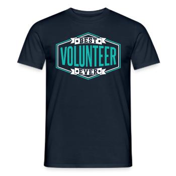 Bester Freiwilliger Aller Zeiten Beruf Freiwillig - Männer T-Shirt - Navy - Vorne - AI Model Male 178 light (178cm)