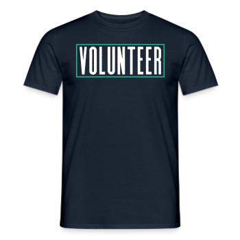 Volontariat volontaire Volontaire - T-shirt homme - marine - Devant - AI Model Male 178 light (178cm)