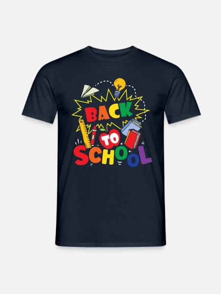 Back to School Teachers Back to School Back to School - Men's T-Shirt - navy