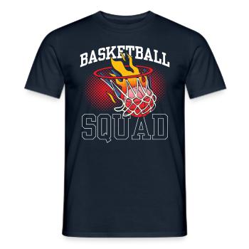 Entraîneur des joueurs de basket-ball de l’équipe de basket-ball - T-shirt homme - marine - Devant - AI Model Male 178 light (178cm)