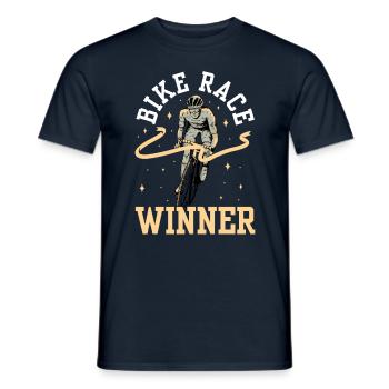 Gewinner Des Radrennens Radrennen Radrennfahrer - Männer T-Shirt - Navy - Vorne - AI Model Male 178 light (178cm)