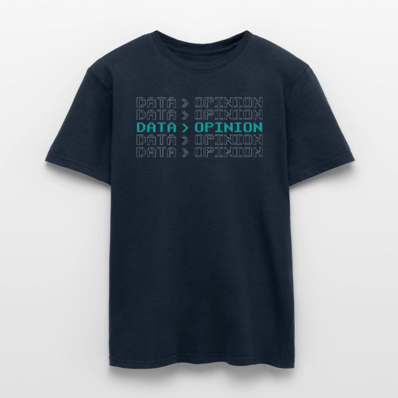 Daten > Meinung Code Coder Coding Programmierer Männer T-Shirt