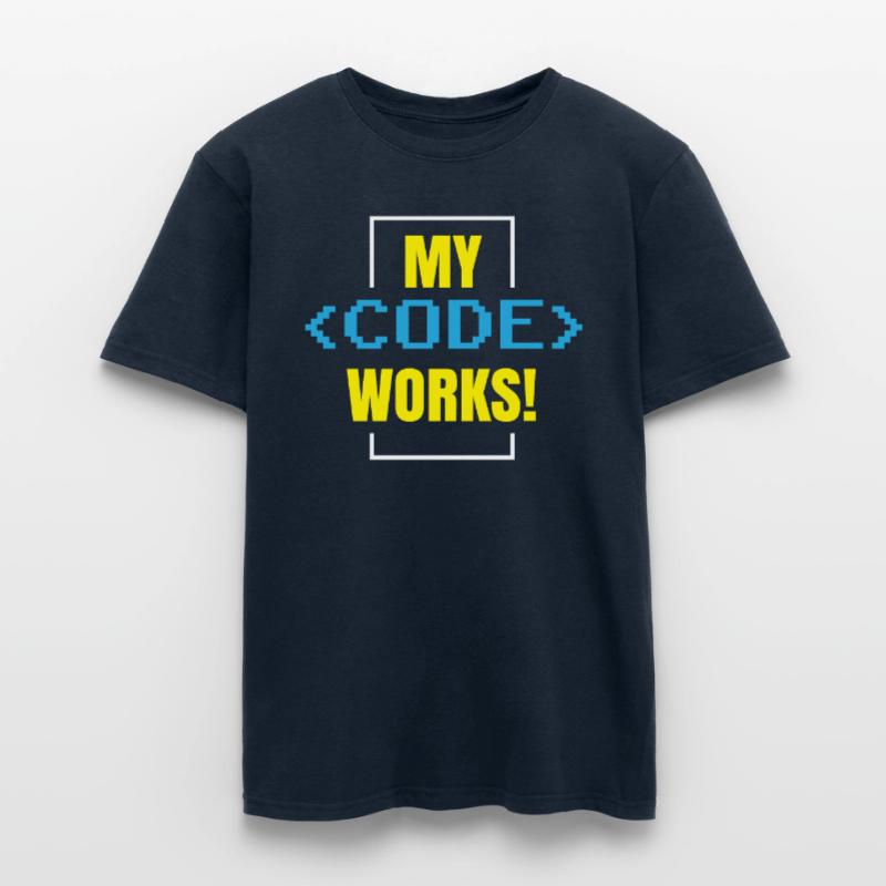 Mein Code Funktioniert Programmieren Coding Coder Männer T-Shirt