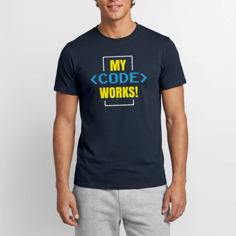 Mein Code Funktioniert Programmieren Coding Coder Männer T-Shirt