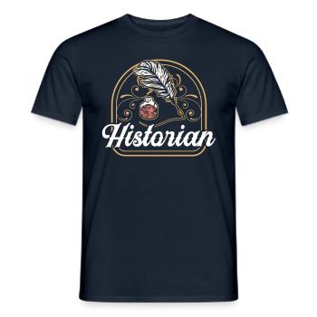 Historian History Teacher History History - Men's T-Shirt - navy - Front - AI Model Male 178 light (178cm)