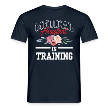 Medical Assistant In Training Assistance - Men's T-Shirt - navy - Front - AI Model Male 178 light (178cm)