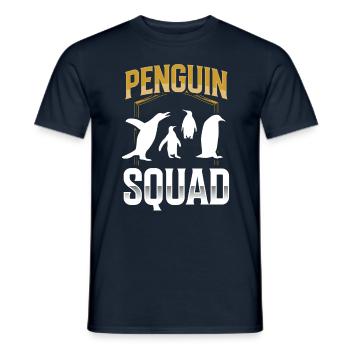 Penguin Team Lovers Pingouins Animal Mignon - T-shirt homme - marine - Devant - AI Model Male 178 light (178cm)