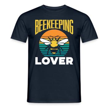 Imkerei Liebhaber Bienenzucht Imkern Imker Biene - Männer T-Shirt - Navy - Vorne - AI Model Male 178 light (178cm)