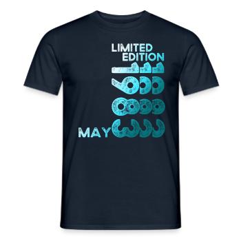 40th Birthday Man Woman Original Vintage 1983 - Men's T-Shirt - navy - Front - AI Model Male 178 light (178cm)