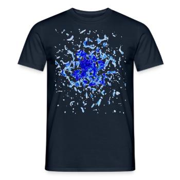 Eclaboussures - T-shirt homme - marine - Devant - AI Model Male 178 light (178cm)
