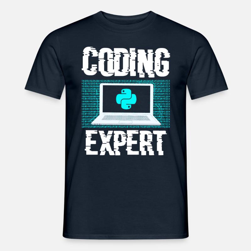 Coding Experte Coder Programmieren Programmierer - Männer T-Shirt - Navy