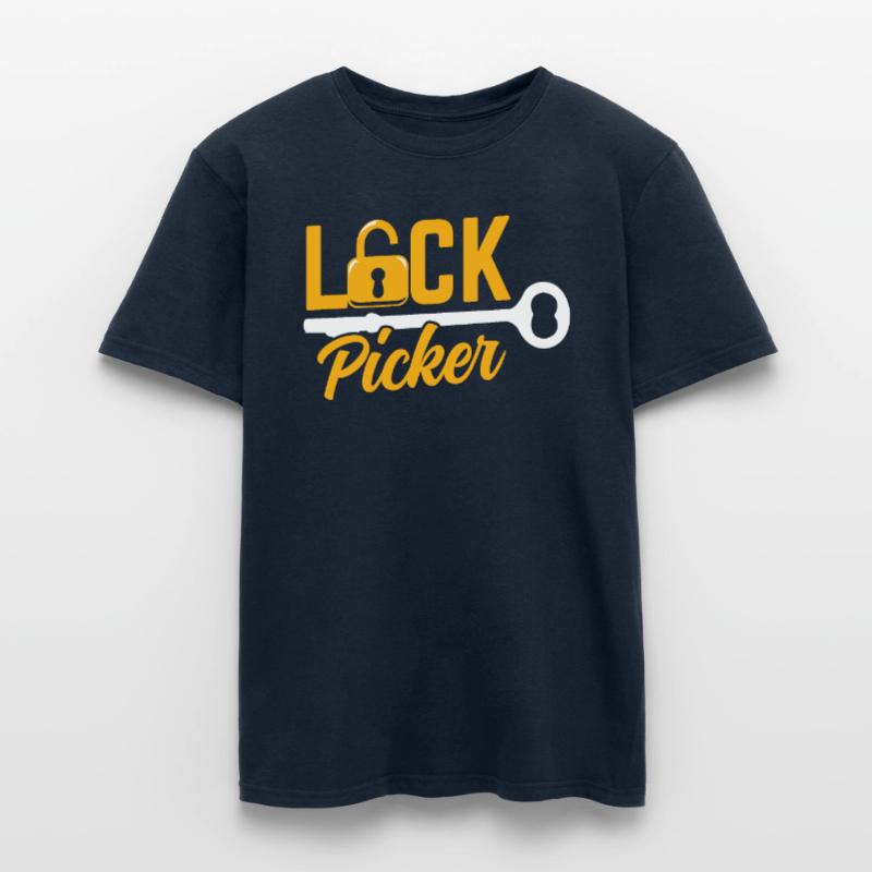 Lock Cracker Lock Picker Lock Lock Picking T-shirt homme
