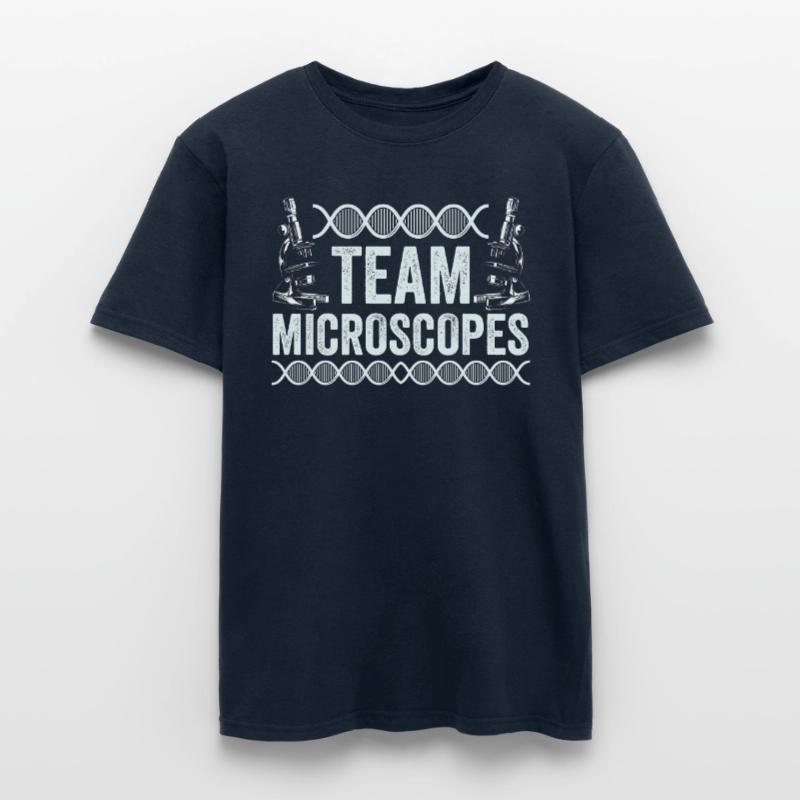 Équipe Microscopes Microscopes Dictons Microscope T-shirt homme