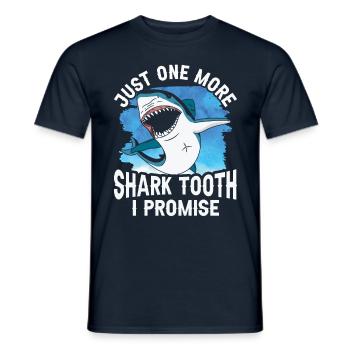 Une seule autre dent de requin promise aux requins dents de requin - T-shirt homme - marine - Devant - AI Model Male 178 light (178cm)