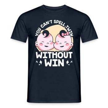 Gemini Sarcastic Humor Gemini Funny - Men's T-Shirt - navy - Front - AI Model Male 178 light (178cm)
