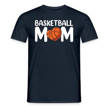 Basketball Maman Basketball Player Coach Team - T-shirt homme - marine - Devant - AI Model Male 178 light (178cm)