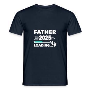 Father 2025 - Männer T-Shirt - Navy - Vorne - AI Model Male 178 light (178cm)