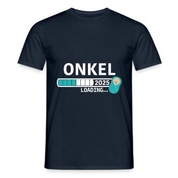 Oncle 2025 - T-shirt homme - marine - Devant - AI Model Male 178 light (178cm)