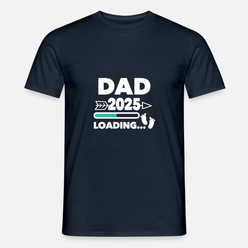 Dad 2025 loading... - Men’s T-shirt - navy