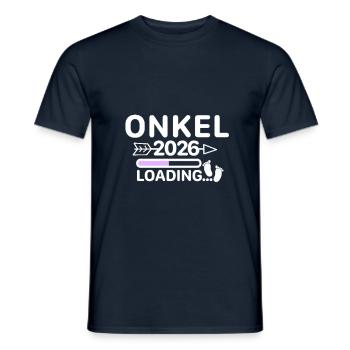 Oncle 2026 - T-shirt homme - marine - Devant - AI Model Male 178 light (178cm)