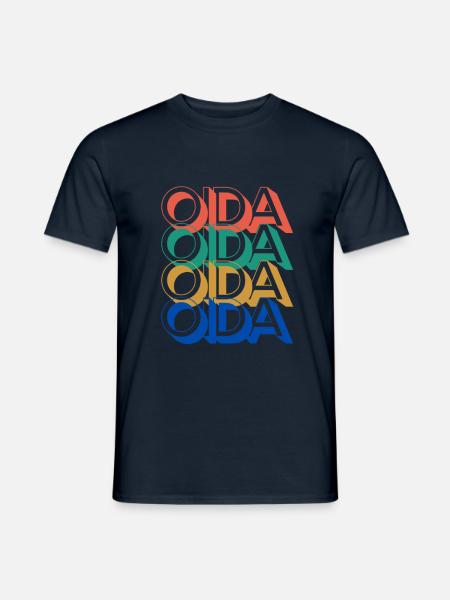 Oida Oida Oida Oida - Männer T-Shirt - Navy