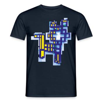 DOUZE CAT - T-shirt homme - marine - Devant - AI Model Male 178 light (178cm)