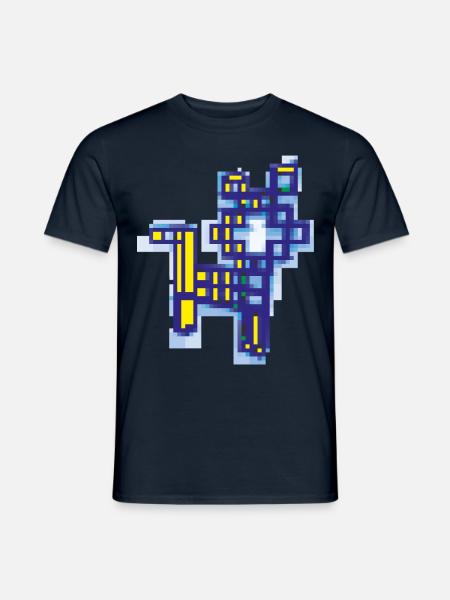 CAT TWELVE - Männer T-Shirt - Navy