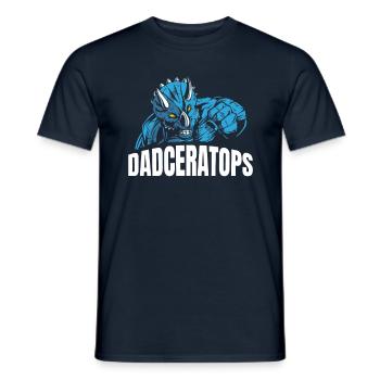 Dadceratops Dinosaur Paleontology Triceratops - Men's T-Shirt - navy - Front - AI Model Male 178 light (178cm)