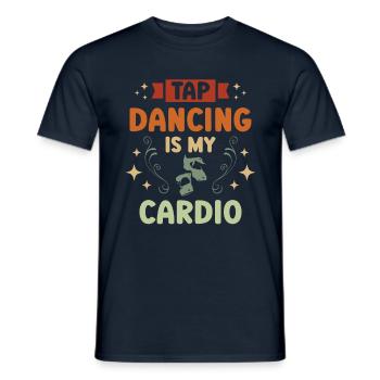 Stepptanz Ist Mein Cardio Stepptänzer Stepptanz - Männer T-Shirt - Navy - Vorne - AI Model Male 178 light (178cm)