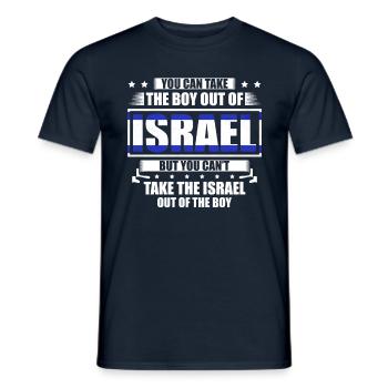 Israel Jerusalem Hebrew True Jew Jewish - Men's T-Shirt - navy - Front - AI Model Male 178 light (178cm)