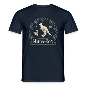 Mama-roo Best Mom Ever Mother's Day - Men's T-Shirt - navy - Front - AI Model Male 178 light (178cm)