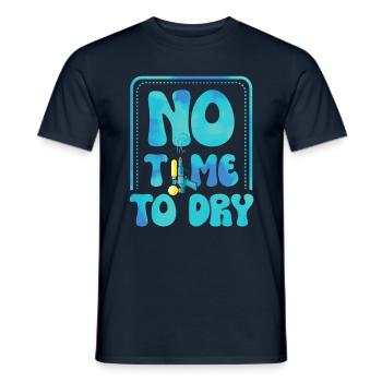 Pas le temps de sécher le pistolet à eau - T-shirt homme - marine - Devant - AI Model Male 178 light (178cm)