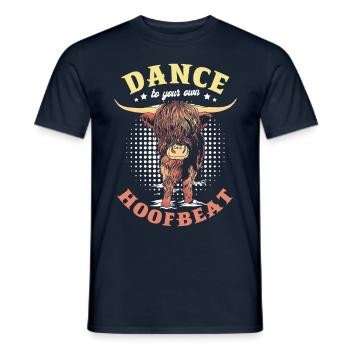 Dansez sur votre propre fermier de sabots - T-shirt homme - marine - Devant - AI Model Male 178 light (178cm)