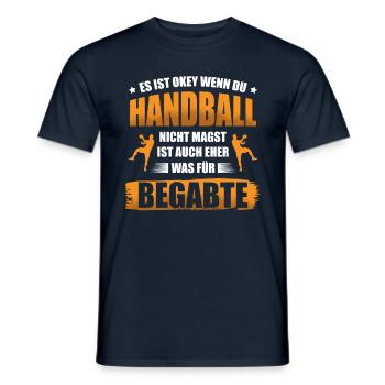 Handballspiel Handballerin Handball für einen - Männer T-Shirt - Navy - Vorne - AI Model Male 178 light (178cm)